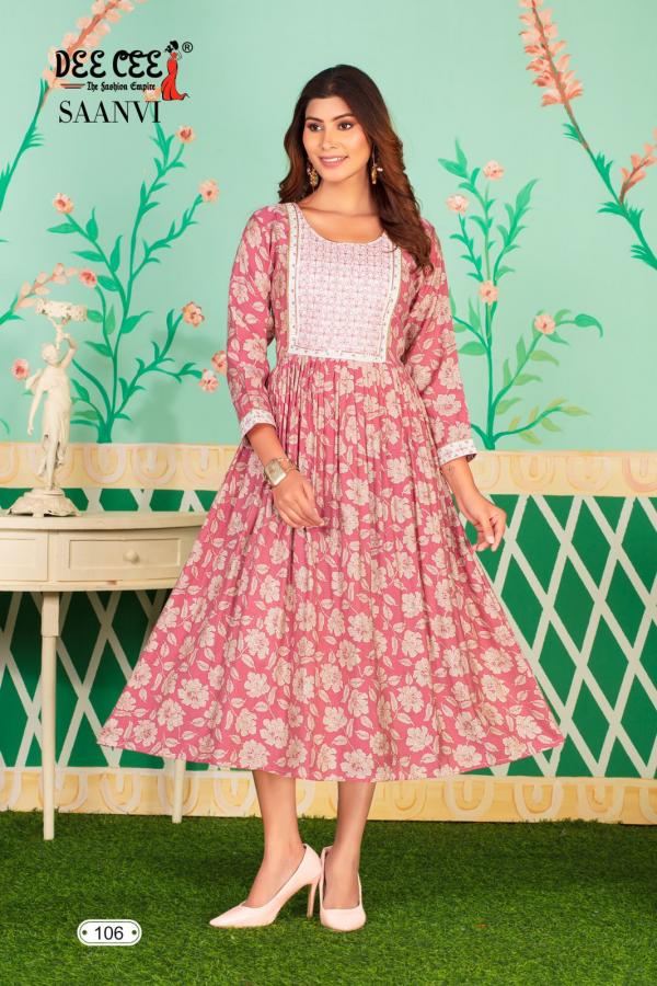 Deecee Saanvi Chanderi Fancy Kurti Collection